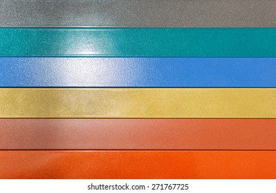 Metal background in rainbow colors