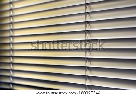 Metal Blinds with drawstring. Roller Shutter Background