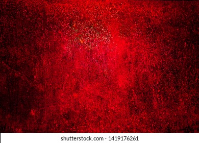 Metal Blood Wall Background And Texture.