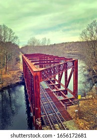 Metal Bridge At Blackstone River 