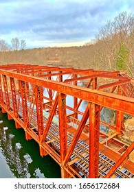 Metal Bridge At Blackstone River 