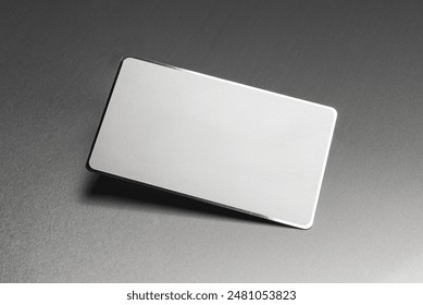 Metal Business Card Mockup Template