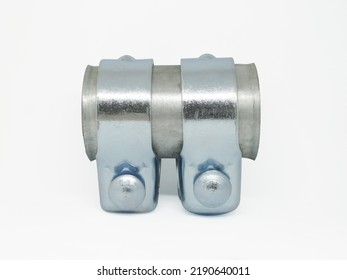 Metal Clamp On A Light Background                         