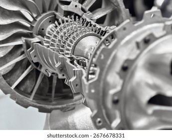 Metal components created through additive manufacturing using 3D printing technology for aerospace applications