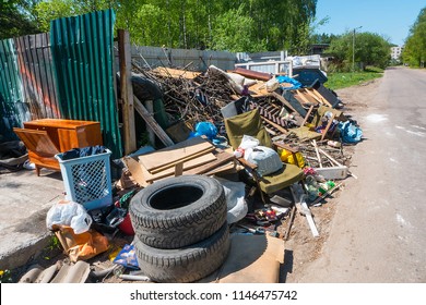 metal container for household waste - Shutterstock ID 1146475742