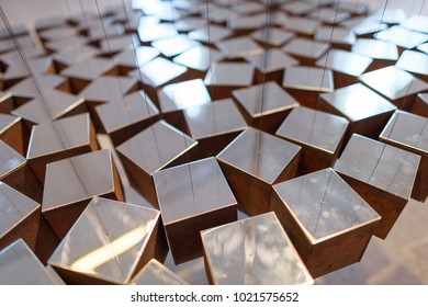 Metal cubes, square texture - Powered by Shutterstock - Get 15% off with code: PIKWIZARD15