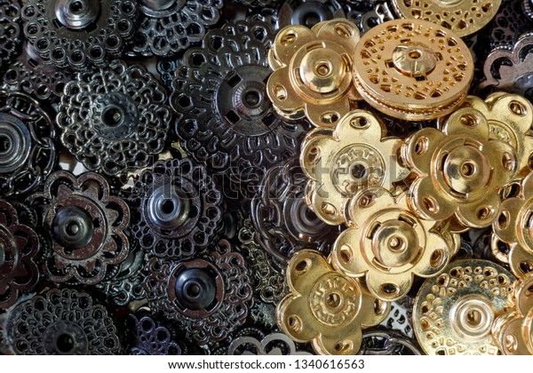 decorative metal buttons