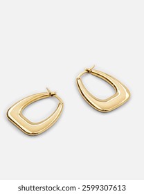 metal earring adorned with topaz and diamond with included clipping path
