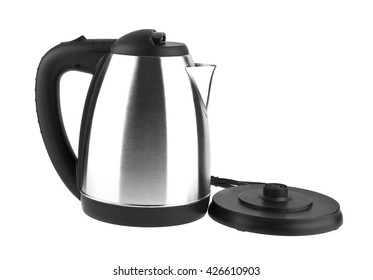 Hand Holding Electric Stainless Steel Kettle Stock Photo 1006933774 ...