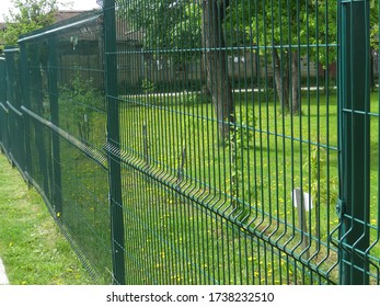 Metal Fencing Of The Park Territory