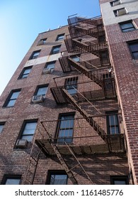 Metal Fire Escape Zig Zag On Stock Photo 1161485776 | Shutterstock