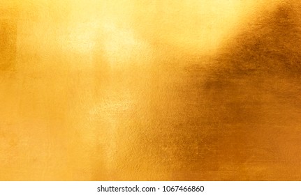Metal Gold Background Shiny yellow leaf gold texture background - Shutterstock ID 1067466860