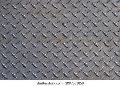 Metal Grate Cross Hatch Pattern