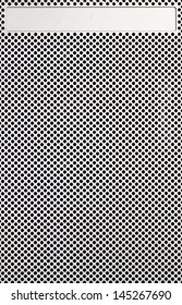 Metal Grid Background Texture With Metal Tab On Top