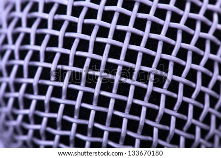 Metal grid as texture