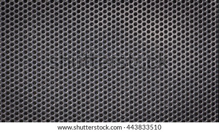 metal grid wicker texture