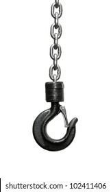 Metal Hook Hanging On Chain