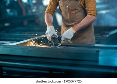 Metal Industry Worker At Factory