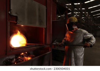 metal industry works - foundry factory - Powered by Shutterstock