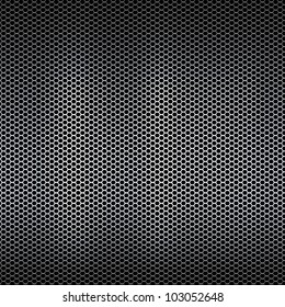 Metal Mesh Texture Background With Reflections