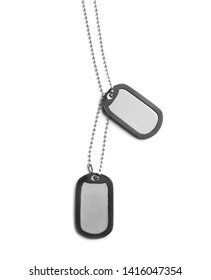 Metal Military Id Tags Isolated On Stock Photo 1416047354 | Shutterstock