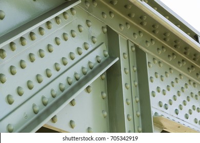 Metal Parts Rivet Joints Bolts Bridge Stock Photo 705342919 | Shutterstock