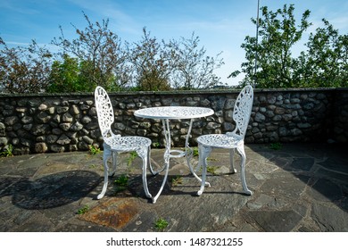 Metal Patio Furniture  Behind My Home In Stavanger