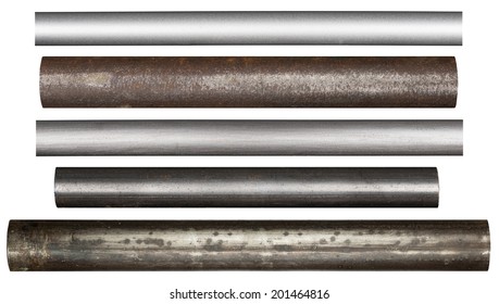 Metal pipes, isolated