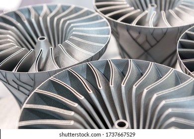 Metal products made by metal 3D printing. Modern additive technology. - Shutterstock ID 1737667529