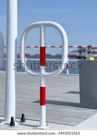 Metal protective post for attaching mooring lines for ships, seaside infrastructure Maritime infrastructure, Seaside mooring, Pier post, Nautical equipment, Seaside safety, Harbor post, Marine post