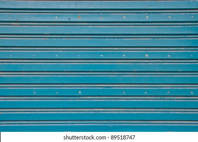 Metal Roller Shutter From Closed Shop