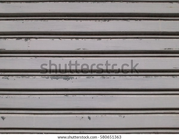 Metal Rollup Door Paint Peeling Stock Photo Edit Now 580651363