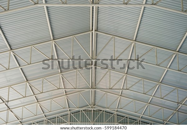 Metal Roof Factory Roofing Wallpaper Background Stock Photo (Edit Now ...