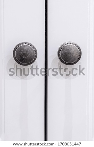 Similar – Image, Stock Photo Open front door close-up to new home