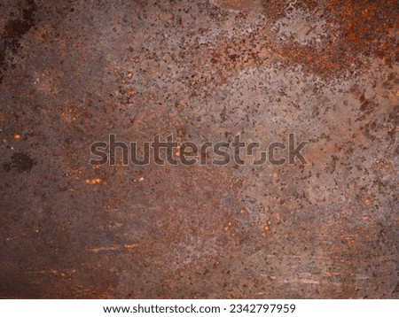 Metal Rust Background, Rusty Iron Plate Steel Sheet Old copper Backdrop,Paint Brown Brush Grunge rustic Vintage Wall Dirty Surface Industry Seamless Abstract Pattern Texture Art Design Frame Abandoned