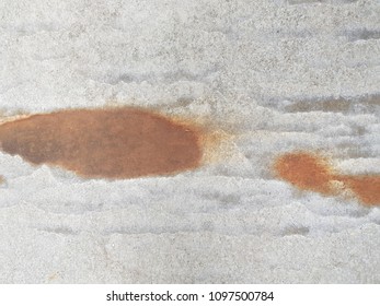Metal rust wall texture background surface natural color , process in vintage style with world map