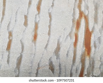 Metal rust wall texture background surface natural color , process in vintage style with world map