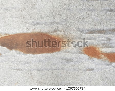 Metal rust wall texture background surface natural color , process in vintage style with world map