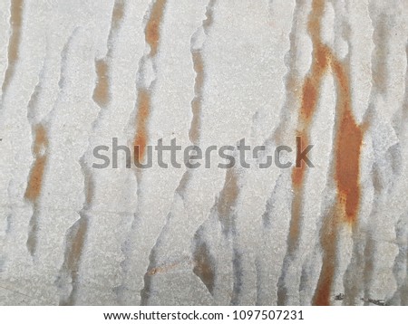 Metal rust wall texture background surface natural color , process in vintage style with world map