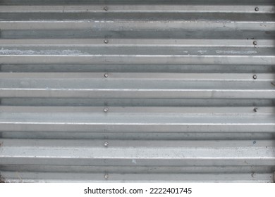 Metal Siding On An Exterior Vendor Stand