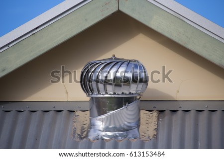 metal silver spinning turbine ventilators commonly known as whirlybirds roof vents installed in the - Turbine Roof Vents metal silver spinning turbine ventilators commonly known as whirlybirds roof vents installed in the - Turbine Roof Vents