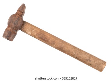 Metal Sledge Hammer Isolated On White Background