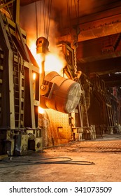 Metal Smelting Furnace In Steel Mills
