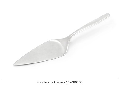 Metal Spatula On White Background