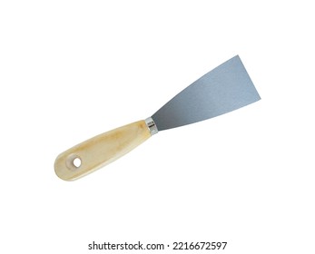 Metal Spatula In White Background