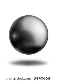 metal sphere suspended in the air - Shutterstock ID 1997006669