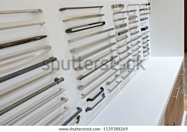 Metal Stainless Steel Handle Styles On Stock Photo Edit Now