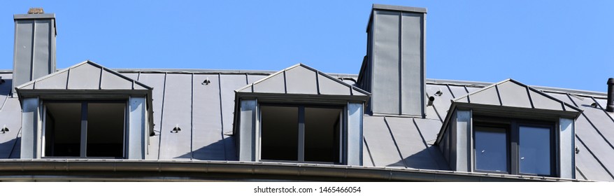 Metal Standing Seam Roof (panoramic Image)