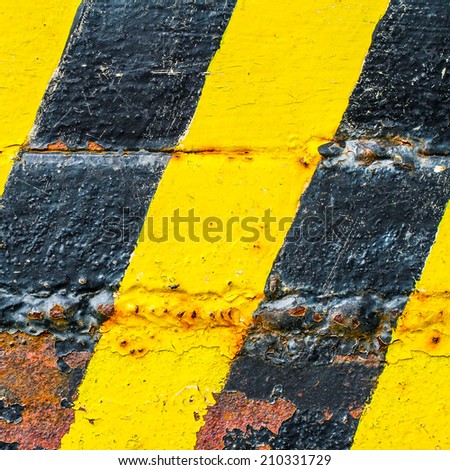 Similar – Image, Stock Photo Yellow and black stripes on the wall