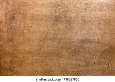 Metal Surface Background, Old Texture  Bronze Plate